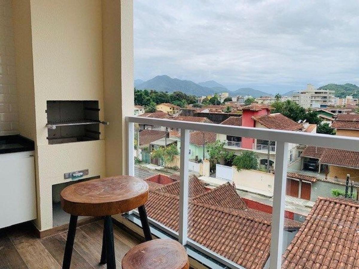 Apto Excelente C/Ar, Varanda Gourmet E Piscina Убатуба Экстерьер фото